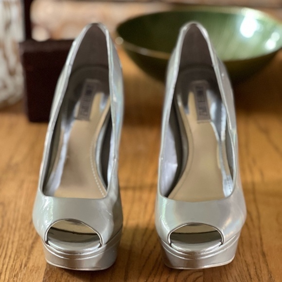 Jennifer Lopez Shoes Women’s Size 9.5 Open Toe Heels Platform - Picture 1 of 5